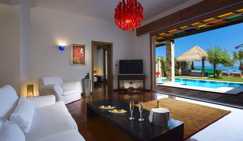 Presidential Spa Villa, Living room